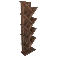 Стеллаж Remaks Zikzak 130 x 35 x 19.5см cm / ЛДСП / Oреховый photo 2