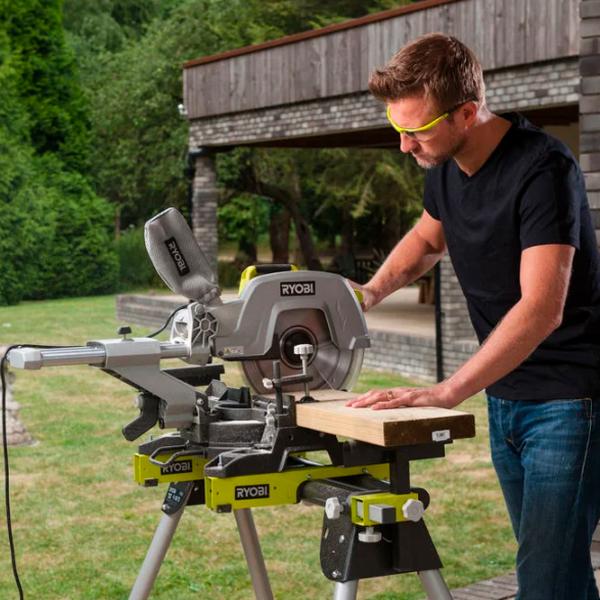 Fierăstrău pentru tăieri înclinate Ryobi EMS305RG 305 mm / Inox photo 7