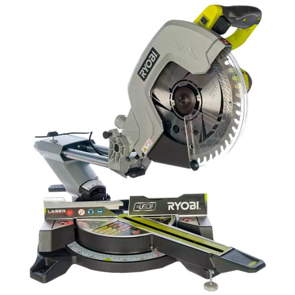 Fierăstrău pentru tăieri înclinate Ryobi EMS305RG 305 mm / Inox photo 12