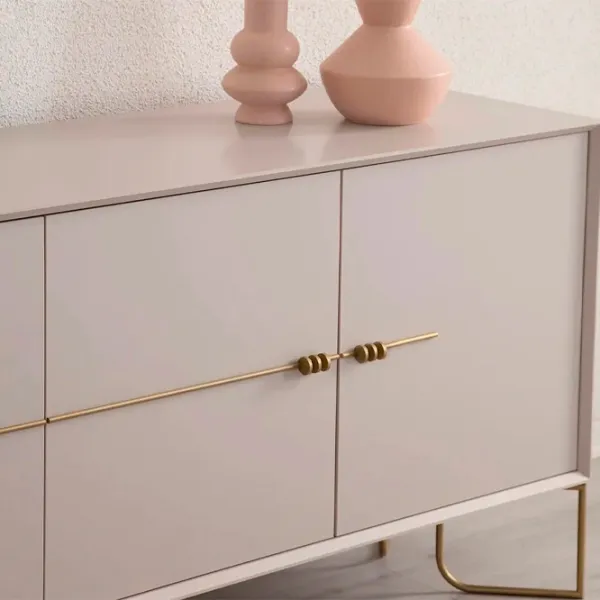 Comodă Evmoda Isabella 84 x 200 x 45 / PAL / Cream photo 5