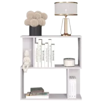 Стеллаж Remaks Asimetrik 2 70.8 x 53.5 x 22см cm / ЛДСП / White