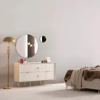 Comodă Evmoda Isabella 84 x 140 x 44 / PAL / Cream photo 2