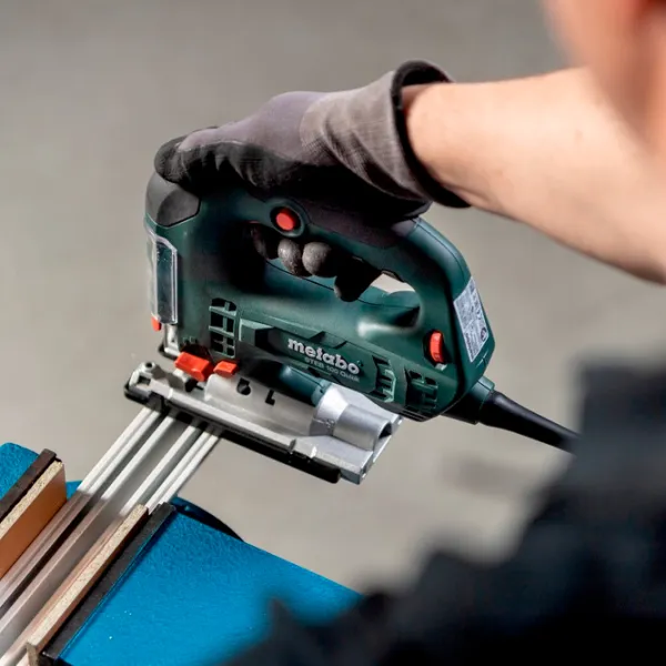 Fierăstrău pentru decupat Metabo STEB 100 Quick 22 mm / Dark Green photo 4