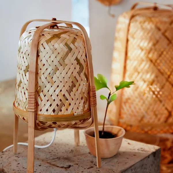 Нaстольная лампа Ikea Knixhult Бамбук photo 7