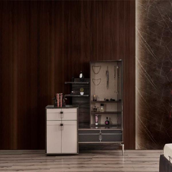 Комод Dizayno Home Hilton 160 x 130 x 45см / МДФ / Серый - Крем photo 2