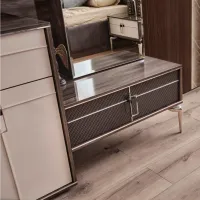 Комод Dizayno Home Hilton 160 x 130 x 45см / МДФ / Серый - Крем photo 4