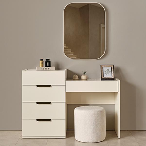 Comodă Evmoda Toscana 137 x 95 x 45 / PAL / Alb photo 2