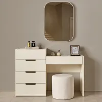 Comodă Evmoda Toscana 137 x 95 x 45 / PAL / Alb photo 2