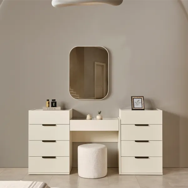 Comodă Evmoda Toscana 137 x 95 x 45 / PAL / Alb photo 4