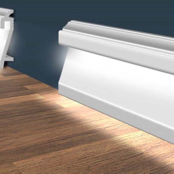 Plintă Marbet HF-3 LED Plastic / 2000 mm photo 3