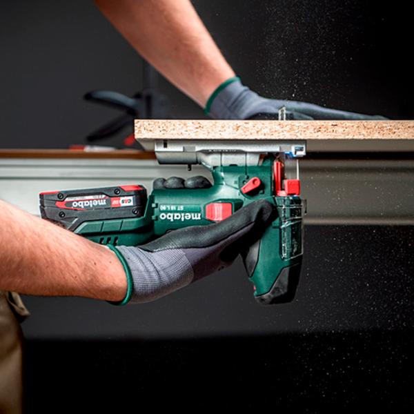 Fierăstrău pentru decupat Metabo STB 18 L 90 22 mm / Dark Green photo 4