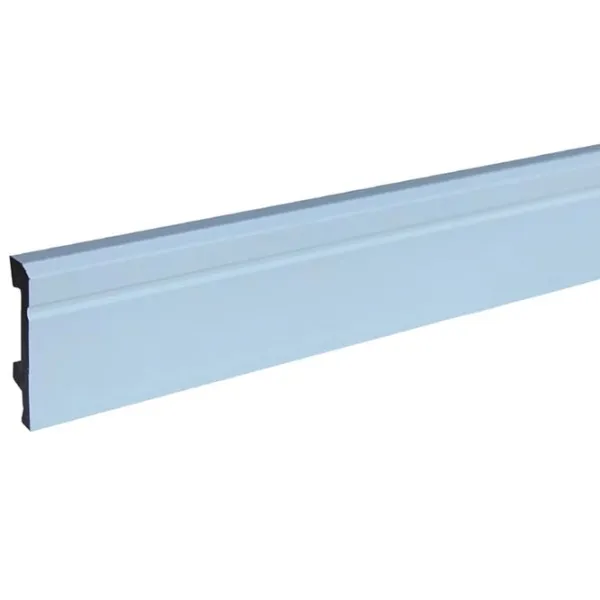 Плинтус Aspro A-STR80-W2-250 Полиуретан / 2500 мм photo 1