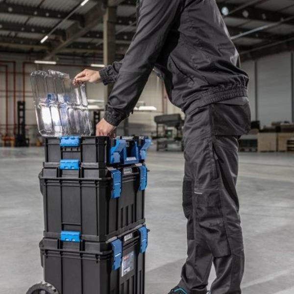 Ящик для инструментов на колесах Hoegert HT7G500 3 шт. Пластик photo 6 Ящик для инструментов на колесах Hoegert HT7G500 3 шт. Пластик photo 6