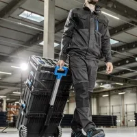 Ящик для инструментов на колесах Hoegert HT7G500 3 шт. Пластик photo 8