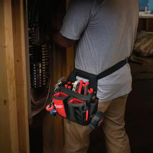 Сумка для инструментов Milwaukee Electricians Pouch 1 лист Нейлон photo 9 Сумка для инструментов Milwaukee Electricians Pouch 1 лист Нейлон photo 9