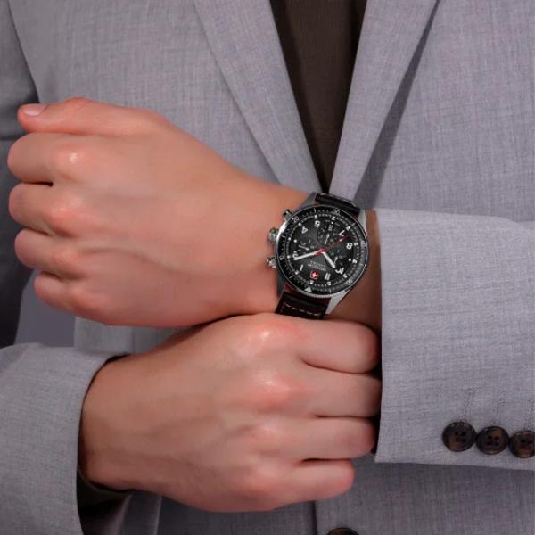 Ceas de mână pentru bărbați Swiss Military Hanowa SMWGC0003801 Cuarț / 41 mm photo 6 Ceas de mână pentru bărbați Swiss Military Hanowa SMWGC0003801 Cuarț / 41 mm photo 6