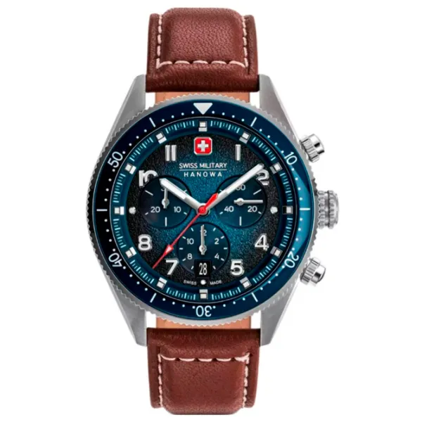 Ceas de mână pentru bărbați Swiss Military Hanowa SMWGC0003802 Cuarț / 43 mm photo 1 Ceas de mână pentru bărbați Swiss Military Hanowa SMWGC0003802 Cuarț / 43 mm photo 1