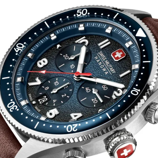 Ceas de mână pentru bărbați Swiss Military Hanowa SMWGC0003802 Cuarț / 43 mm photo 3 Ceas de mână pentru bărbați Swiss Military Hanowa SMWGC0003802 Cuarț / 43 mm photo 3