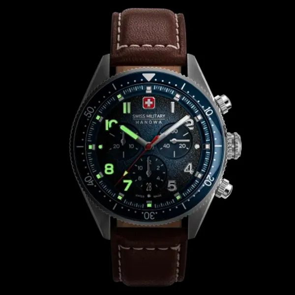 Ceas de mână pentru bărbați Swiss Military Hanowa SMWGC0003802 Cuarț / 43 mm photo 5 Ceas de mână pentru bărbați Swiss Military Hanowa SMWGC0003802 Cuarț / 43 mm photo 5