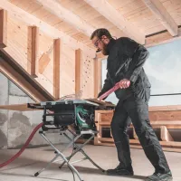 Fierăstrău circular Metabo TS 254 M 254 mm / Dark Green photo 6