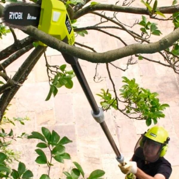 Цепная пила Ryobi OPP1820 аккумуляторный/ Зеленый photo 5 Цепная пила Ryobi OPP1820 аккумуляторный/ Зеленый photo 5