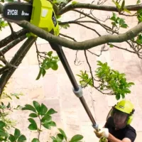 Fierăstrău cu lanţ Ryobi OPP1820 cu acumulator/ Green photo 5
