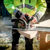 Fierăstrău circular Metabo KS18 LTX 57 BL 165 mm / Dark Green photo 4