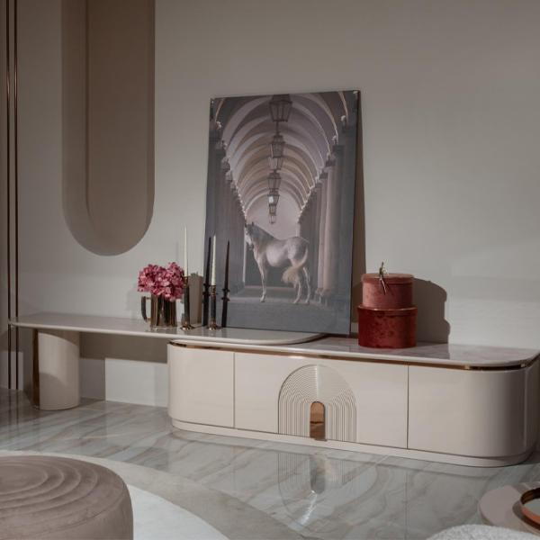 Comodă TV Luxe Life Aura 52.5 x 300 x 25 / LPAL photo 4