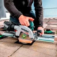 Fierăstrău circular Metabo KS18 LTX 66 BL 165 mm / Dark Green photo 2