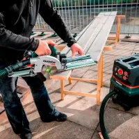 Fierăstrău circular Metabo KS18 LTX 66 BL 165 mm / Dark Green photo 3
