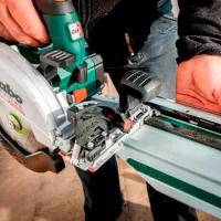 Fierăstrău circular Metabo KS18 LTX 66 BL 165 mm / Dark Green photo 5