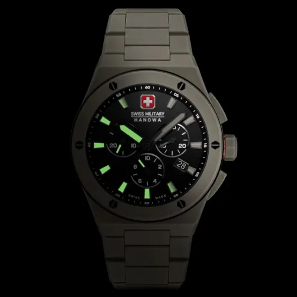 Ceas de mână pentru bărbați Swiss Military Hanowa SMWGI0002285 Cuarț / 43 mm photo 6 Ceas de mână pentru bărbați Swiss Military Hanowa SMWGI0002285 Cuarț / 43 mm photo 6