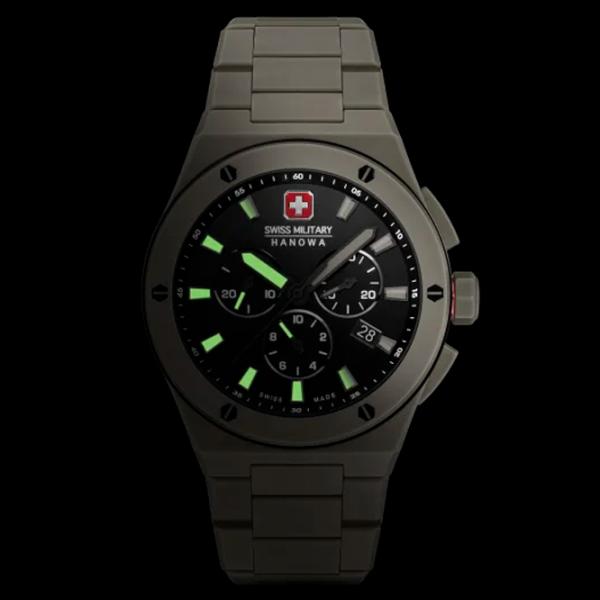 Ceas de mână pentru bărbați Swiss Military Hanowa SMWGI0002285 Cuarț / 43 mm photo 6 Ceas de mână pentru bărbați Swiss Military Hanowa SMWGI0002285 Cuarț / 43 mm photo 6