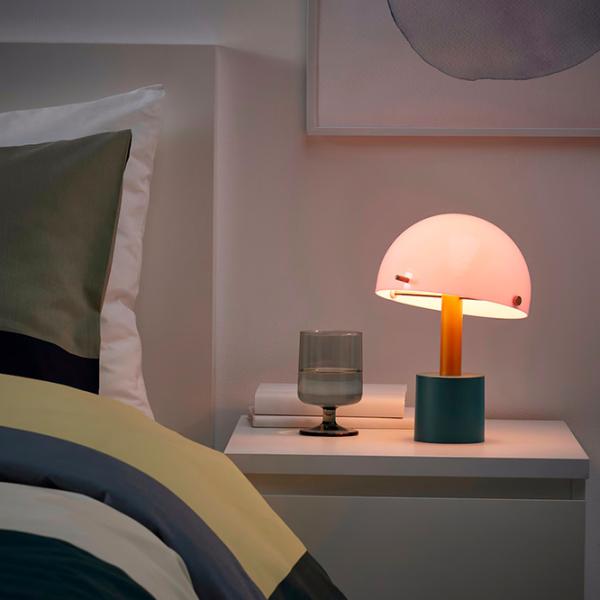 Нaстольная лампа Ikea Nodmast Розовый photo 4