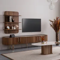 Comodă TV Seskalar Browni 59 x 232 x 47 / PAL photo 4