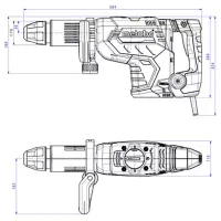 Отбойный молоток Metabo MHEV 11 BL 1500 Вт / Зеленый photo 4