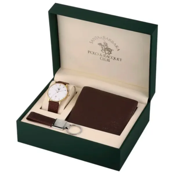 Ceas de mână pentru bărbați Santa Barbara Polo & Racquet Club SB.8.10009-5 Cuarț / 40 mm photo 1