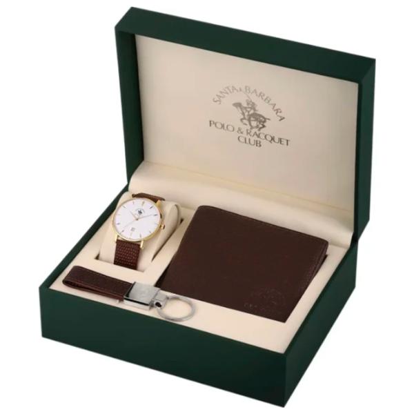 Ceas de mână pentru bărbați Santa Barbara Polo & Racquet Club SB.8.10009-5 Cuarț / 40 mm photo 1