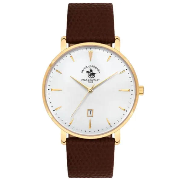 Ceas de mână pentru bărbați Santa Barbara Polo & Racquet Club SB.8.10009-5 Cuarț / 40 mm photo 3