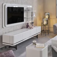 Тумба под телевизор Seskalar Arke 57 x 225 x 48см / ЛДСП photo 4