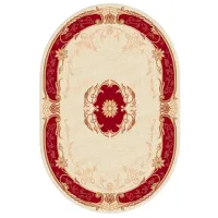 Covor Covoare Ungheni Premium Beige Red / Lână