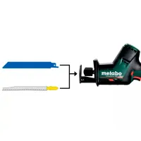 Fierăstrău sabie Metabo Power Maxx SSE 12 BL / Green photo 2