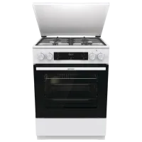 Aragaz Gorenje GK6C5WF Combinată/ White/ Black