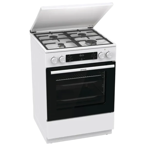 Aragaz Gorenje GK6C5WF Combinată/ White/ Black photo 2