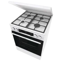 Aragaz Gorenje GK6C5WF Combinată/ White/ Black photo 3