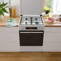 Aragaz Gorenje GK6C5WF Combinată/ White/ Black photo 9