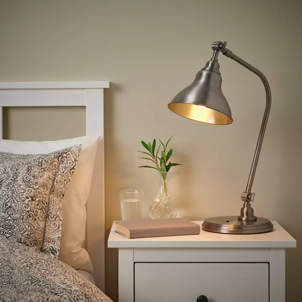 Настольная лампа Ikea Ankarspel  Серебро photo 6 Настольная лампа Ikea Ankarspel  Серебро photo 6