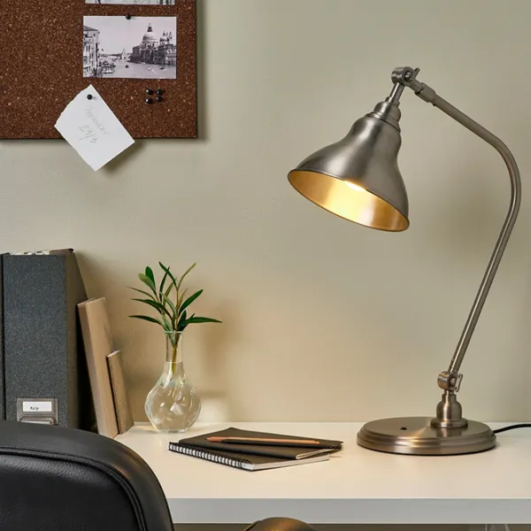 Настольная лампа Ikea Ankarspel  Серебро photo 7 Настольная лампа Ikea Ankarspel  Серебро photo 7