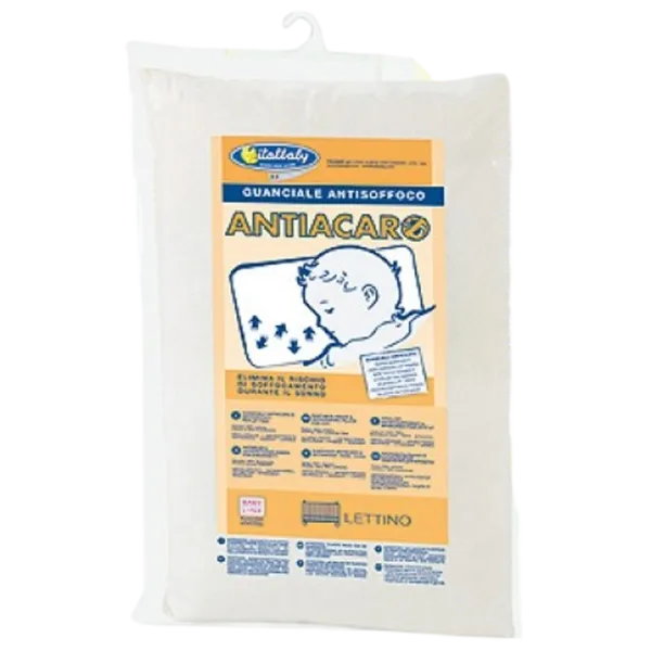 Pernă pentru somn Italbaby Antiacaro (030.3100) 0+/ White photo 1