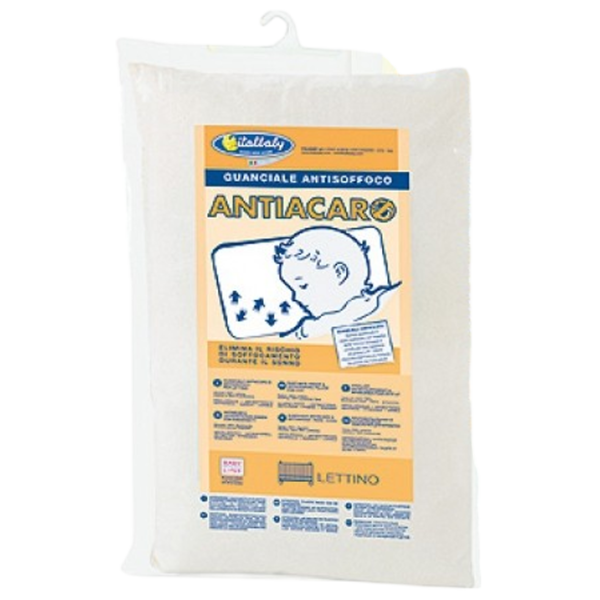 Pernă pentru somn Italbaby Antiacaro (030.3100) 0+/ White photo 1